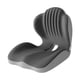 thumbnail image 2 of Cojín para silla de oficina, almohada de apoyo para espalda, portátil, ergonómico, fácil de limpiar, cojín para asiento y respaldo para sillas de Gris oscuro Gris claro, 2 of 8