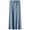 Blue, variant on LYMAYTER Women Maxi Skirts Summer Satin Silk High Waist Drawstring Ruffle A-Line Maxi for Skirt S-XL