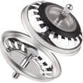 thumbnail image 1 of 2 Pack Stainless Steel Kitchen Sink Stopper, Universal Kitchen Sink Strainer 79.3mm For Kitchen And Bathroom, 1 of 5