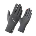 thumbnail image 1 of Gloves for Men, Reflective Zipper Cold Weather Gloves for Cycling and Outdoor Activities, 1 of 4
