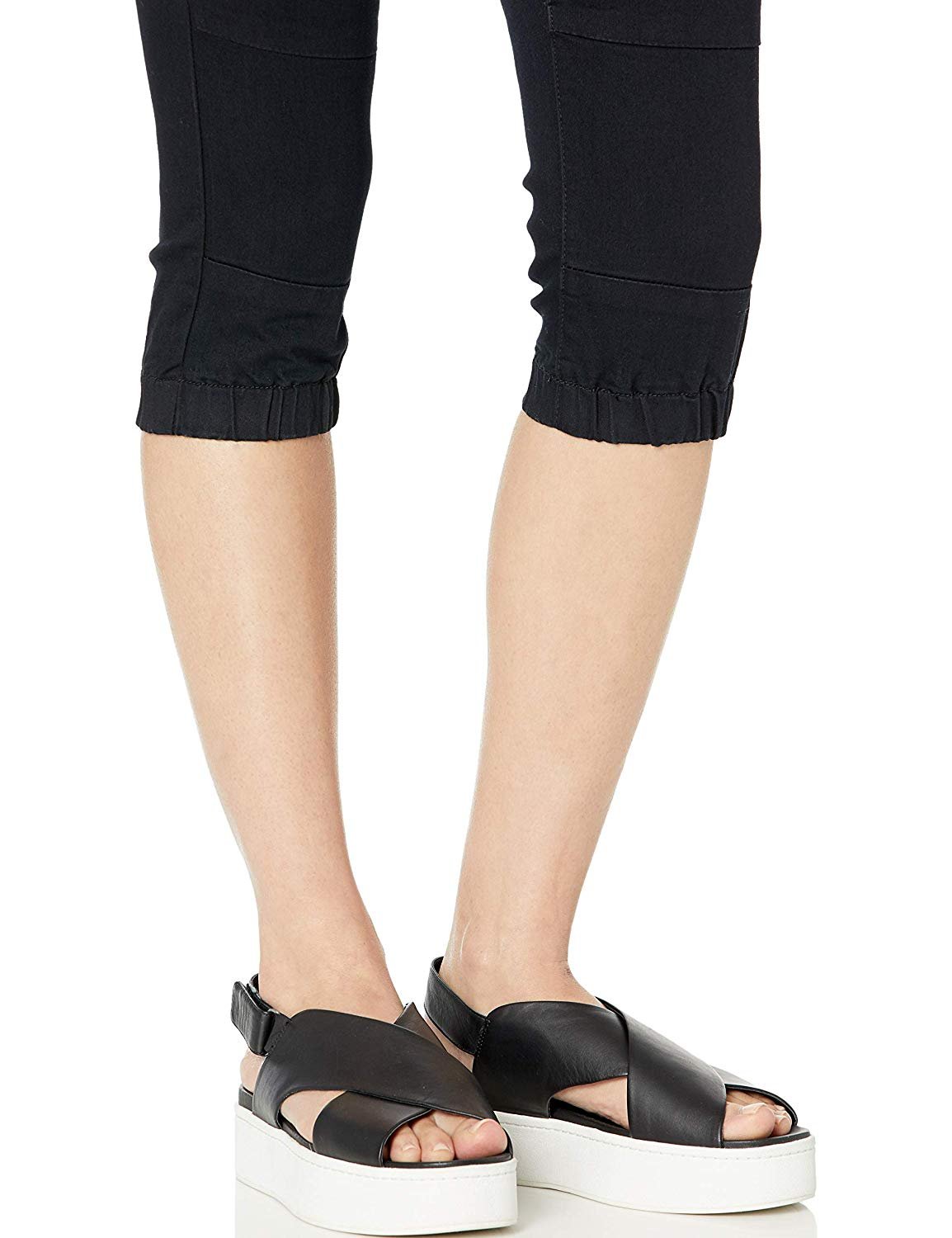 Cute Teen Girl Jeans Plus Size Capri Pants for Teen Girls in Black Denim Size 24W - image 2 of 4