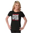 thumbnail image 4 of Ride MTB Mountain Bike Cyclist Womens Slim Fit Graphic Tee Brisco Brands X, 4 of 5