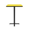 thumbnail image 4 of Bar Stool/Standing Height High Pressure Cafe and Breakroom Table - Yellow - 30"L x 30"W - Square, 4 of 11