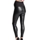 thumbnail image 5 of ShomPort Maternity Leather Leggings Over The Belly High Waisted Stretchy Maternity Yoga Pants Comfy Pants Tights, 5 of 6