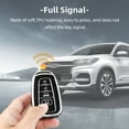 thumbnail image 7 of OFFCURVE Compatible with Toyota key fob cover,case with keychain,Soft TPU 360 Degree Protection Key Case for 2018-2022 Camry RAV4 Highlander Avalon C-HR Prius Corolla GT86 Smart Key,Black Sliver, 7 of 7