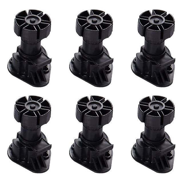 12 Uds. Pie de armario, muebles de altura de plástico, pata de armario, pies ajustables (100mm-120mm Feliz Sencillez