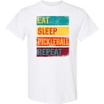 thumbnail image 3 of Inktastic Eat Sleep Pickleball Repeat T-Shirt, 3 of 5