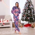 thumbnail image 7 of FORMRS Onesies Pajama for Adults Unisex Hoodie Winter Jumpsuit One Piece Sleepwear, Sizes S-2XL, Vibrant Art Flowers, 7 of 7