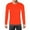 Orange, variant on Summer Long Sleeve T Shirts for Men Green Mens Crew Neck Solid Color Shirt