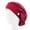 Wine Red, variant on Bouffant Caps with Button and Sweatband, Adjustable Working Hats for Women Men, One Size Working Head Cover