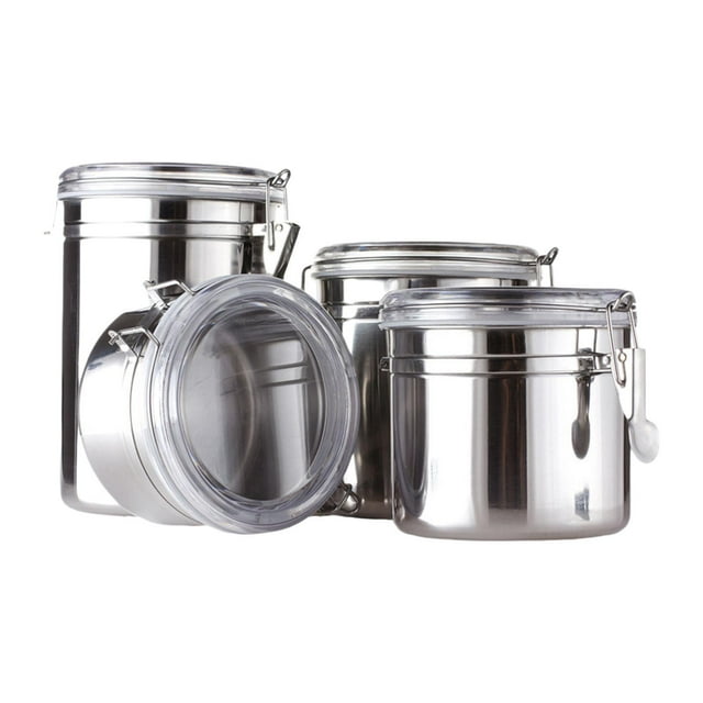 Recipientes para café Strade Fareast Limited 4 piezas acero inoxidable hermético 5 pulgadas