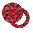 thumbnail image 2 of Picia A Web With A Spider 1 pattern Round Stool Covers Comfy Seat Covers Stretch Removable WashableChair Slipcover Round Bar Chair Cushion Cover-12 inch, 2 of 7
