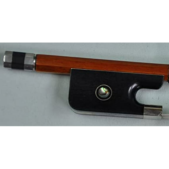 TOP Master Pernambuco cello Bow Ebony Frog Parisian silver mounted Round 4/4