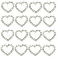 thumbnail image 2 of 16er Conjunto Srass Banda Hebillas Deslizante Cinturón Hebilla Hebilla Deslizante Rhinestone Banda Boda Tarjeta Invitación Favor Yotijar Hebilla de la cinta, 2 of 9