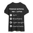 thumbnail image 2 of I'm Just Here for The Free Ice Cream" Funny Cruise T-Shirt - Men & Women's Casual Cotton Tee, Super Soft & Breathable, Round Neck, Short Sleeves - Ideal Summer Gift for Dad, Mom, Couples, 2 of 6