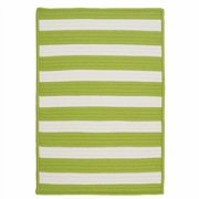 Colonial Mills Stripe It- Bright Lime 4' square