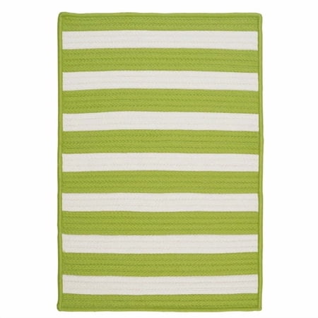 Colonial Mills Stripe It- Bright Lime 4' square