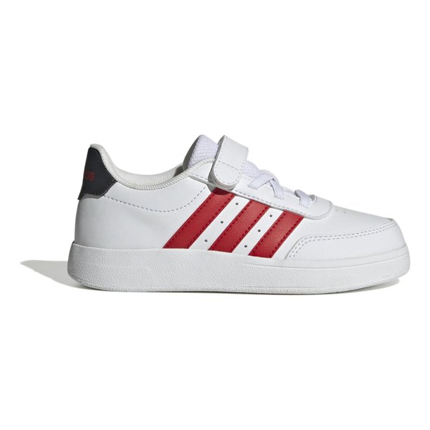 Tenis Niño adidas Breaknet 2.0 Blanco Rojo Streetwear Original Sneakers Casual Moderno Ligero Infant blanco 17.5