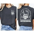 thumbnail image 2 of Motherhood Rock Skeleton Unisex T-Shirt, 2 of 5