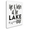 thumbnail image 2 of Trademark Fine Art 'Life's Better Lake' Canvas Art by Marcee Duggar, 2 of 3