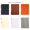 thumbnail image 2 of facefd Agenda Organizer Journal Planner Note Book Space Saving School Accessories Exquisite Craftsmanship Artificial Leather Stationery Gray, 2 of 5