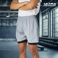 thumbnail image 5 of Ultra Performance Men's Athletic 2 in 1 Compression Shorts 2 Pack Mens Gym Workout Running Shorts Training Short for Men, 5 Inch Inseam, 5 of 7