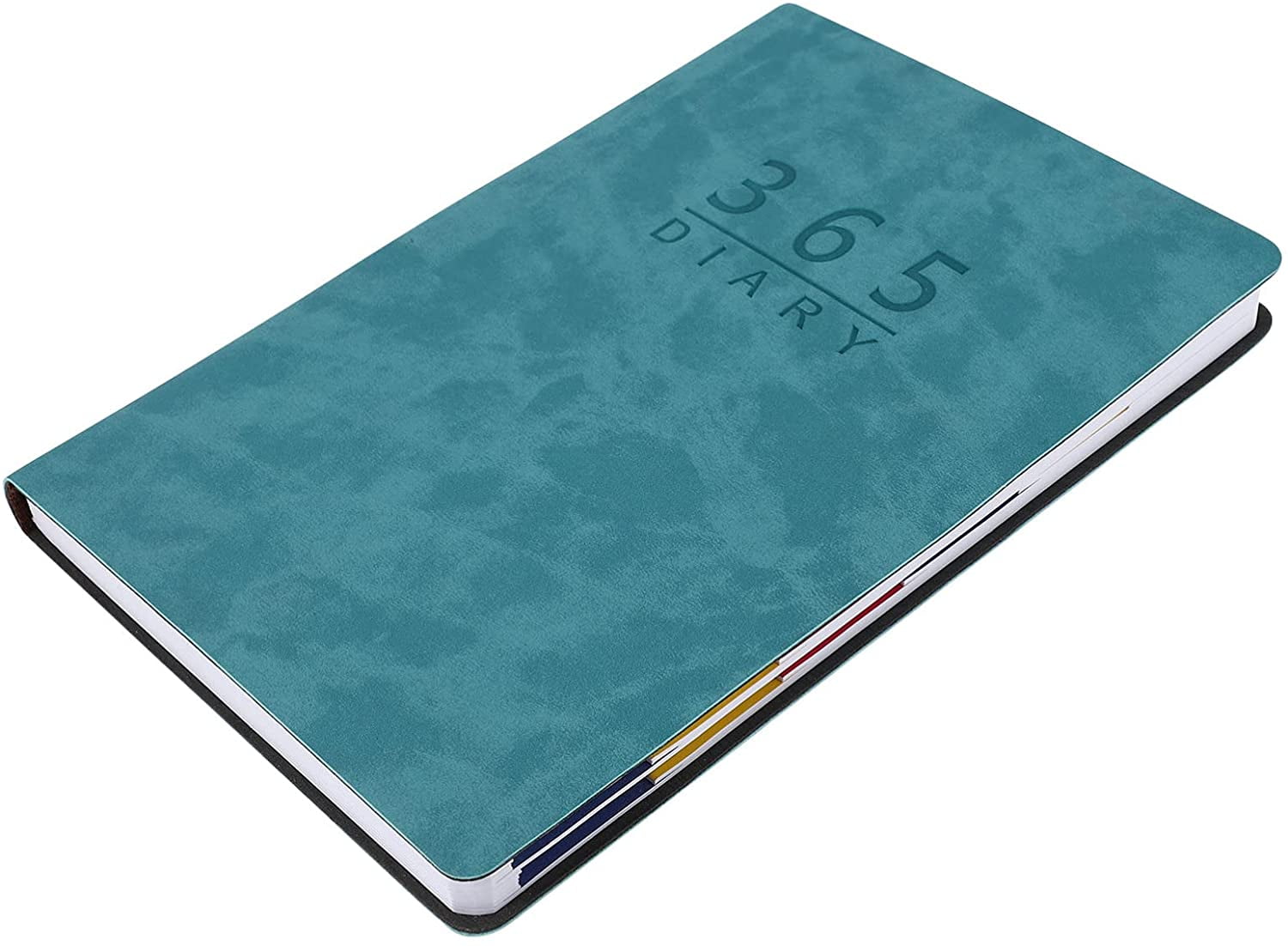 KSCD 2022 Year Planner, A5 Leather Notebook, Daily Monthly Planner