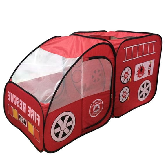 Juegos Para Pretend Fire Truck Playhouse - Juegos Portátil Libre Para Interiores Con Estuche CUTICAT Tienda de juguete