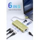 thumbnail image 2 of Hub USB C UtechSmart 6 en 1 con Ethernet HDMI 4K para MacBook, 2 of 6