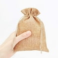 thumbnail image 4 of 1 Box 100pcs Burlap Drawstring Bags 5x7” Advent Calendar Bags Gift Bag Jute Packing Storage Linen Jewelry Pouches Wedding Favors Bag for Party Shower Birthday Christmas Jewelry DIY Craft Peru, 4 of 9