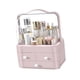 thumbnail image 1 of Estuche organizador de cosméticos, joyero, a prueba de polvo, transparente Rosa, 1 of 7
