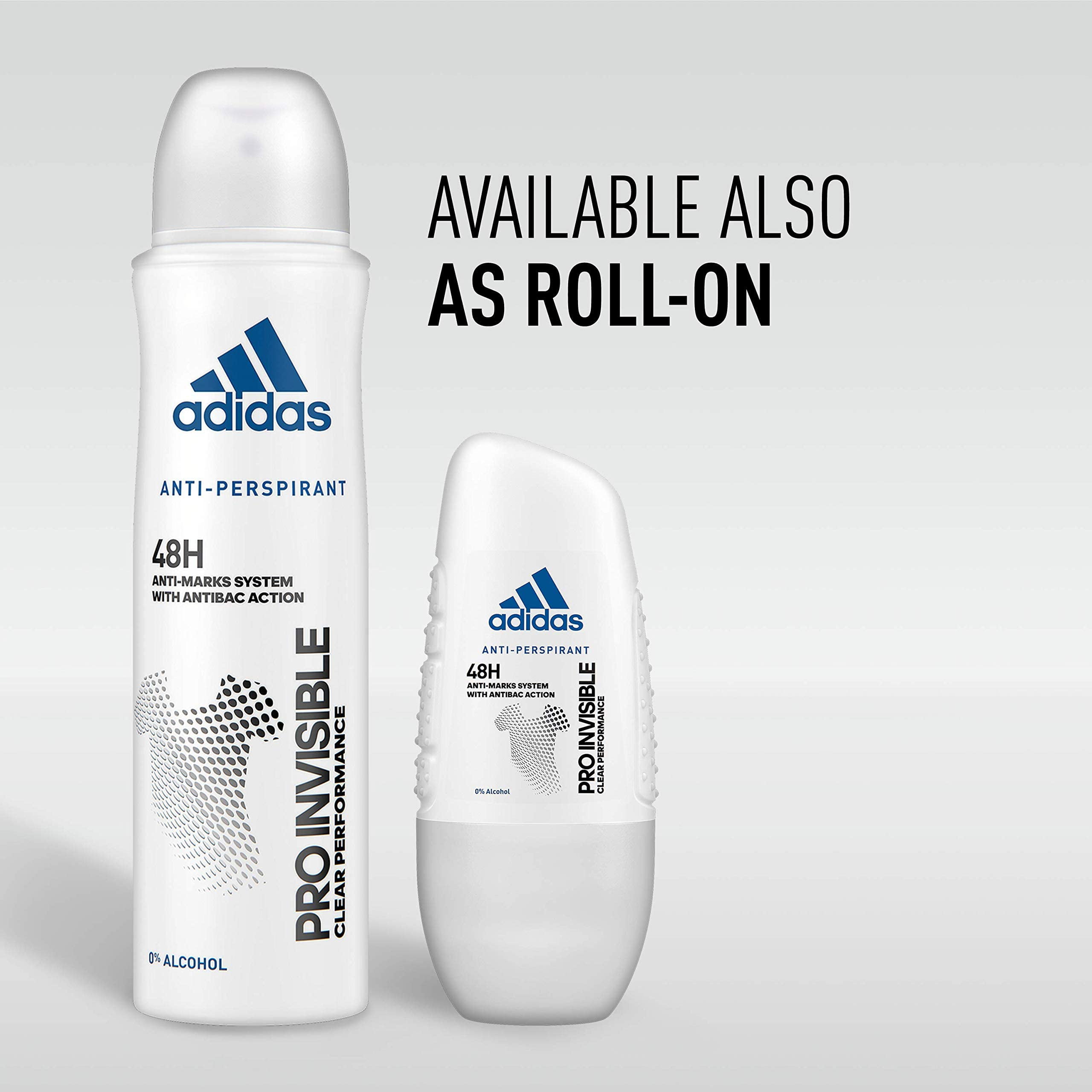 Adidas AntiPerspirant Pro Invisible 0% Alcohol 5 Oz. Walmart.com