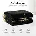 thumbnail image 3 of Aries Constellation Blanket Lightweight Microfiber Astrology Blanket Aries Zodiac Sun and Moon Decor Birthday Graduation Meaningful Gifts Aries Gifts for Women Men 50"X60", 3 of 6