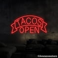 thumbnail image 4 of Glowneon Open Tacos Neon Sign, Tacos Led Sign, Mexican Food Neon Light, Kitchen Art, 4 of 5