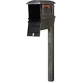 thumbnail image 3 of Special Lite Products SCT2010-SPK720-SW Traditional Curbside Mailbox with Newspaper Tube & Wellington Mailbox Post, 3 of 4