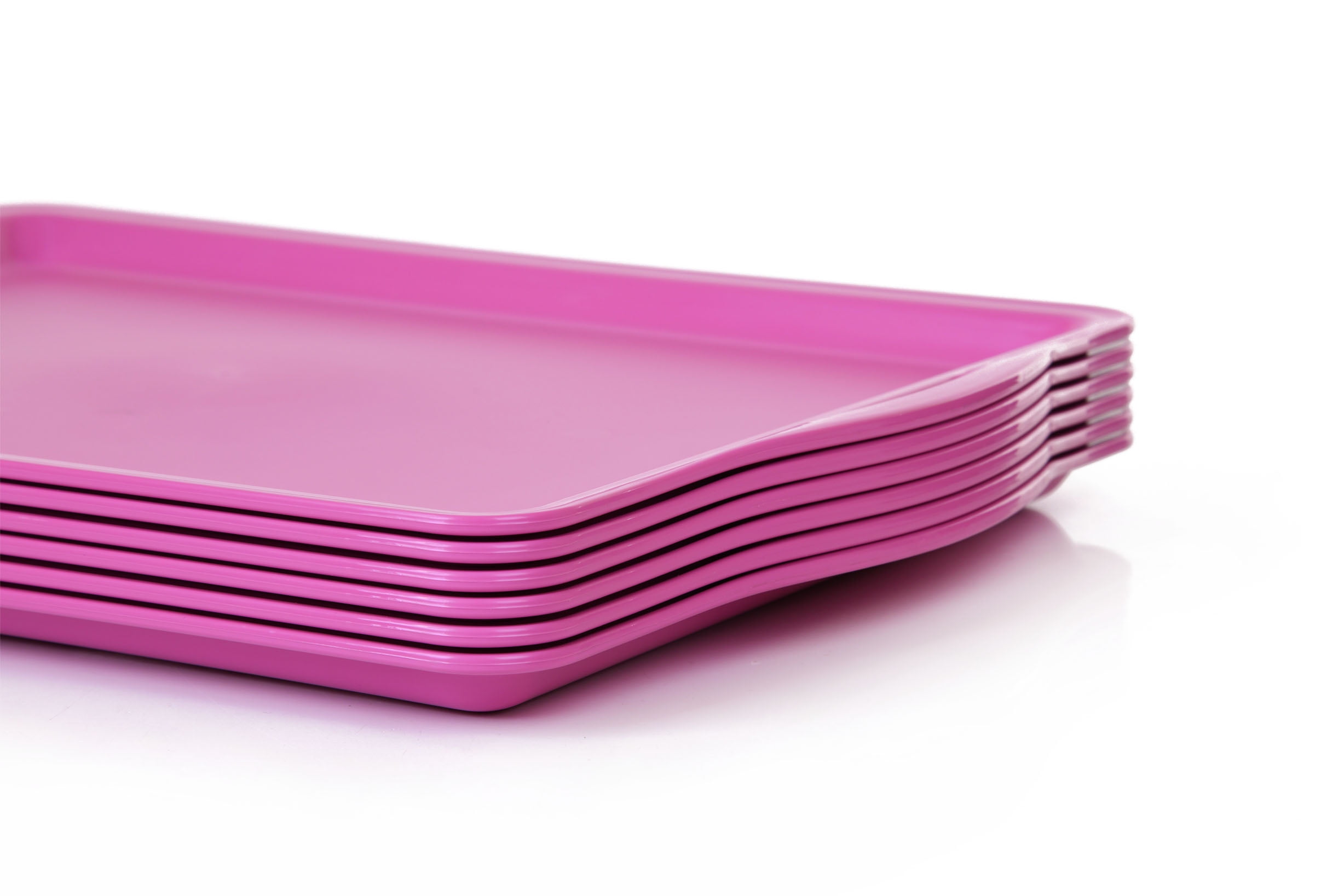 Mintra Home (07303) Unbreakable Durable Serving Tray (Purple,6 Pack