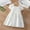 White3, variant on Qingpeng Women's Summer Cotton Dresses Square Neck Casual Short Sleeves Elastic Waist Party Mini Dress