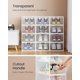 thumbnail image 5 of Cajas para zapatos SONGMICS, apilables, 12 unidades, de plástico transparente, 5 of 6