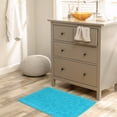 thumbnail image 5 of Unique Bargains Cotton Washable Mats Spa Style Bathroom Floor Rugs Thick Soft Blue, 5 of 7