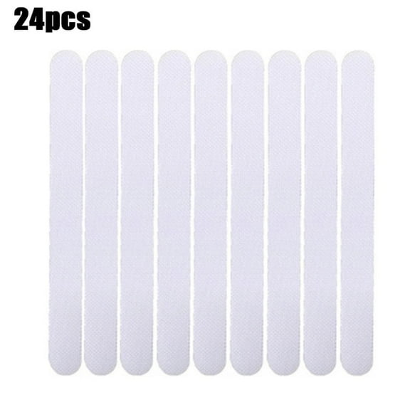 24 Non- Bath Mat Grip Stickers for Enhanced Shower Floor and Secure Bathtub Strips 24PCS