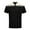 Black, variant on Mens Casual Shirts Qiggri Summer Collar Button Short Sleeved Top Business Top Casual Short Sleeved Top Collar Top/Shirt Men's Shirts