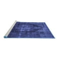 thumbnail image 2 of Ahgly Company Machine Washable Indoor Rectangle Oriental Blue Industrial Area Rugs, 2' x 5', 2 of 4