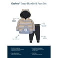 thumbnail image 6 of Gerber Baby & Toddler Boy Zip-Up Hoodie Sweater & Joggers Outfit Set, 2-Piece (Newborn - 5T), 6 of 7