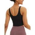 thumbnail image 5 of Women Padded Sports Bra Longline Camisole Crop Tank Tops Seamless High Impact Removable Padded Summer Sport Yoga Wireless Bra, 5 of 5