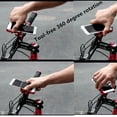 thumbnail image 5 of Bicycle & Motorcycle Phone Mount - Aluminum Bike Phone Holder with 360°Rotation Adjustable Handlebar Phone Holder Compatible with iPhone XS XR 8 Plus,Compatible with Samsung S9/S8 (Silver), 5 of 5