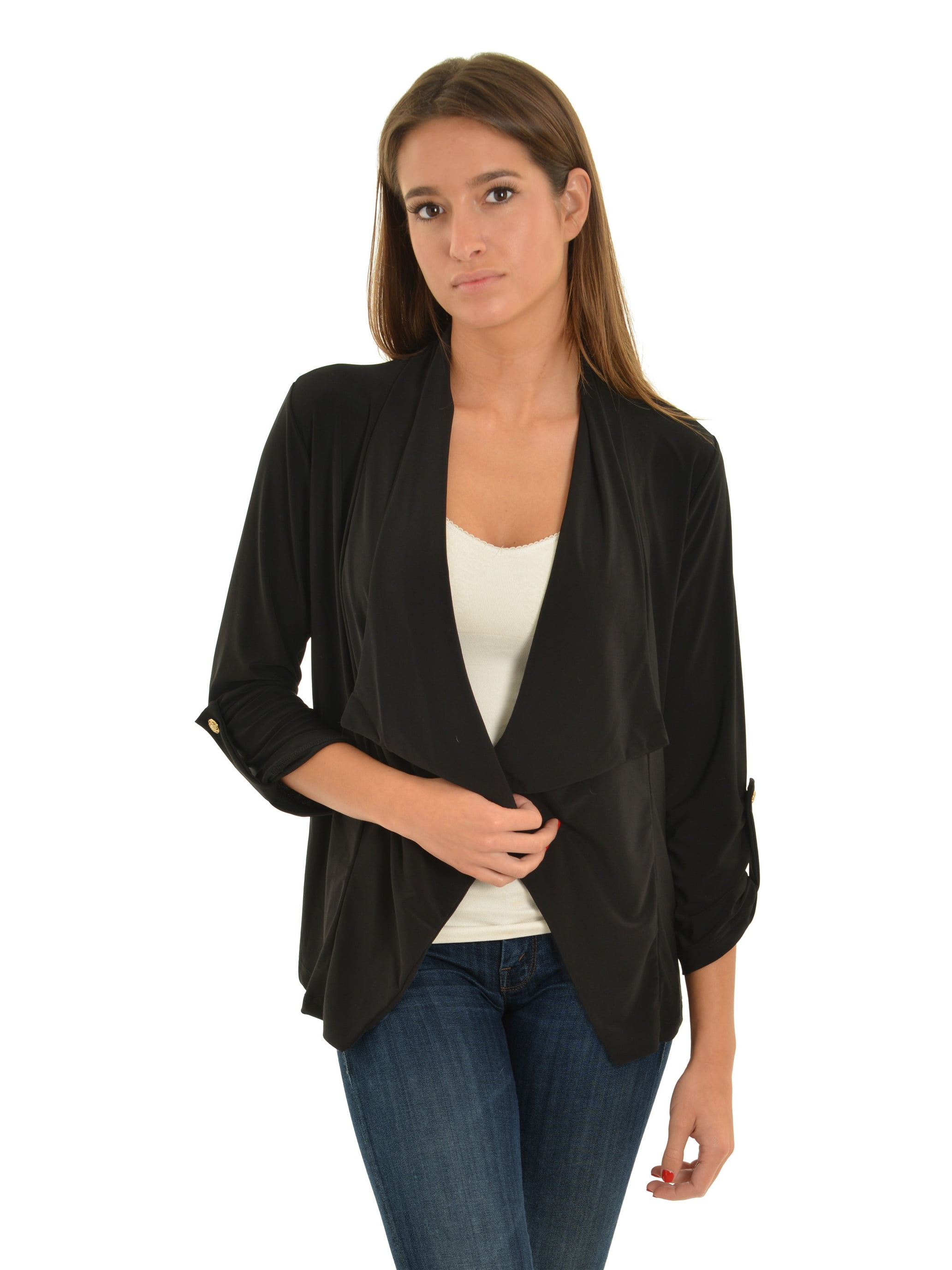 black cardigan jacket