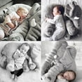 thumbnail image 2 of CNKOO Children Baby Elephant Pillow Soft Toy Stuffed Animal Toy Pillow Gift, 2 of 4