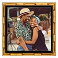thumbnail image 2 of 11x11 Frame Gold Bamboo With Black Picture Mat For 11x11 Photo - Gold Bamboo 14x14 Frame To Display, 2 of 8