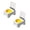 O212 Yellow 8.7x6.5" 2Pack, variant on 2Pcs Smart Feeder with Infrared Sensor Automatic Lid Cat & Bowl Food Dispenser Cat & Dog Bowls Happy 2026!