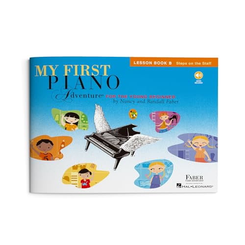 Pre-Owned My First Piano Adventure: Lesson Book B | Early Piano Method with Staff Reading and Rhythm Games for young beginners | Learn Piano Notes and Hand Positions | Sheet Music with Online Audio